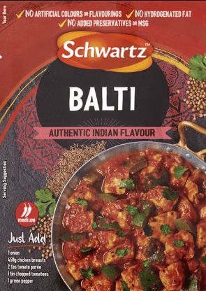Schwartz Sachets - Indian Balti 6 x 35g